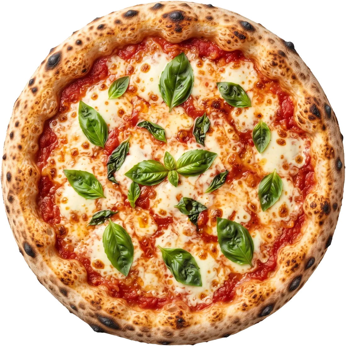 Neapolitanische Margherita von oben